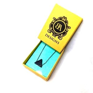 NWT AB Designs Essential Oil Triangle Necklace